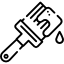 Icône d'illustration de pinceau