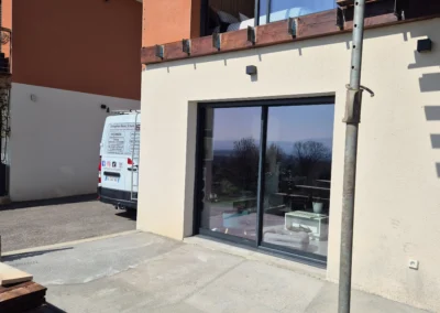 Préparation de la maçonnerie pour l’extension