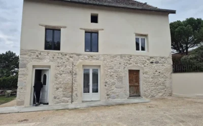 Rénovation totale d&rsquo;une façade à Crey Mepieu